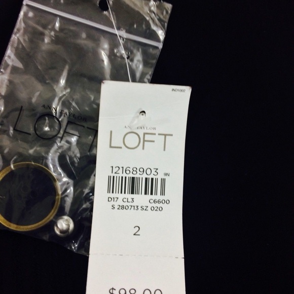 Ann Taylor LOFT Black Sleeveless Sheath Dress - Picture 3 of 8